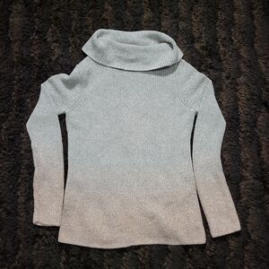 White House Black Market Womens Cowl Neck Ombre Sweater Sz S/P